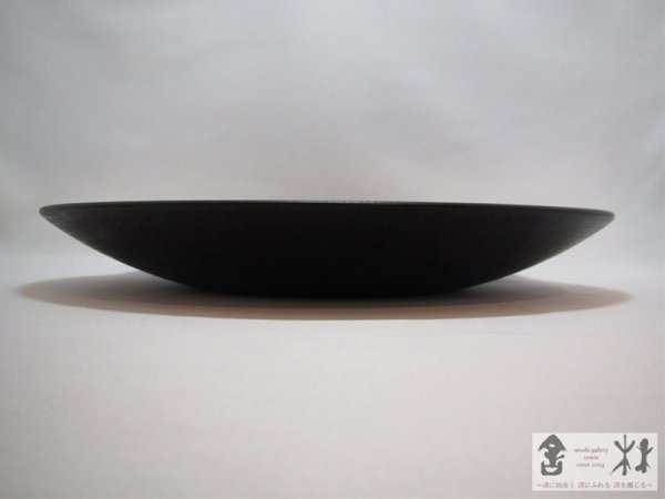 画像2: 高田晴之作　イチョウ平鉢　尺　310×42mm (2)