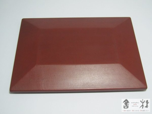 画像5: 赤木明登作　面取長手三段重箱　小　赤　243×182×175mm (5)