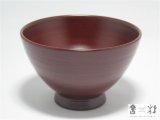福田 敏雄さんの平椀 拭き漆