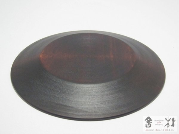 画像3: 高田晴之作　イチョウ皿　6寸　182×20mm (3)