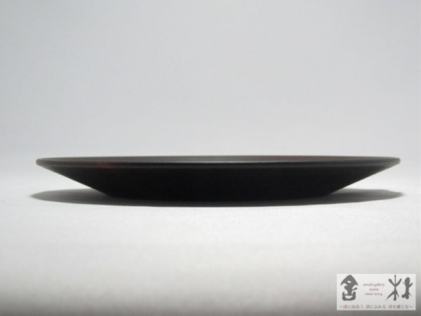 画像2: 高田晴之作　イチョウ皿　6寸　182×20mm (2)