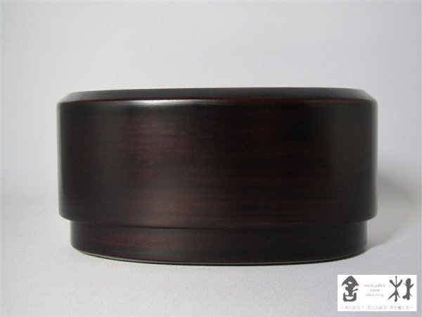 画像2: 赤木明登作　曲輪弁当箱　小　赤　160×95×60mm (2)