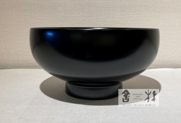 画像3: 高田晴之作　汁椀　黒　4.3寸　130×68mm　450cc (3)